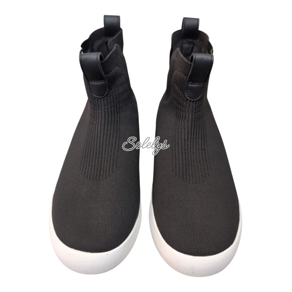 Vessi Black and White Men\'s Chelsea Boots size 12 main image 4